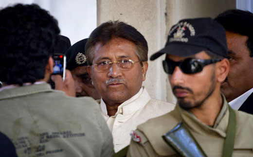 Mushrraf arrested